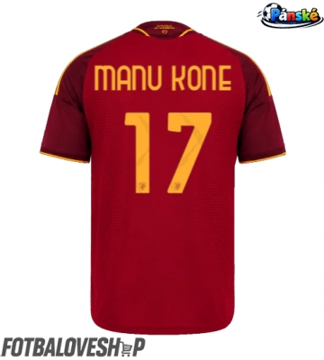 AS Roma Manu Kone #17 Domácí Dres 2026-27 Krátký Rukáv