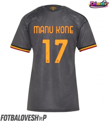 AS Roma Manu Kone #17 Dámské Alternativní Dres 2026-27 Krátký Rukáv