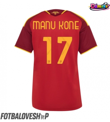 AS Roma Manu Kone #17 Dámské Domácí Dres 2026-27 Krátký Rukáv