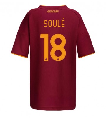 AS Roma Matias Soule #18 Dámské Domácí Dres 2025-26 Krátký Rukáv AS Roma Matias Soule #18 Dámské Domácí Dres 2025-26 Krátký Rukáv