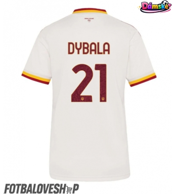 AS Roma Paulo Dybala #21 Dámské Venkovní Dres 2026-27 Krátký Rukáv