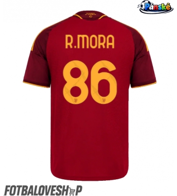AS Roma Rodrigo Mora #86 Domácí Dres 2026-27 Krátký Rukáv