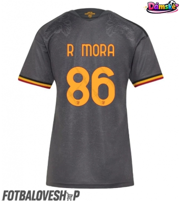 AS Roma Rodrigo Mora #86 Dámské Alternativní Dres 2026-27 Krátký Rukáv