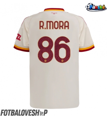 AS Roma Rodrigo Mora #86 Venkovní Dres 2026-27 Krátký Rukáv
