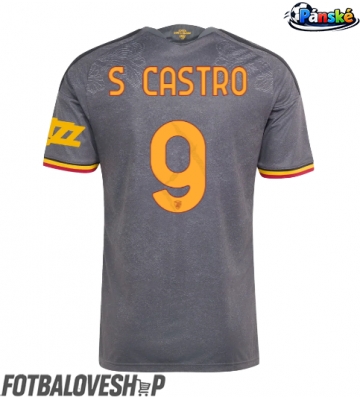 AS Roma Santiago Castro #9 Alternativní Dres 2026-27 Krátký Rukáv