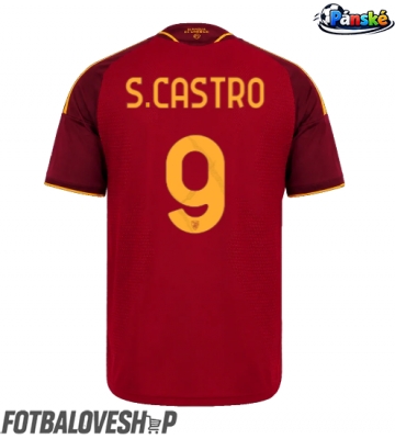 AS Roma Santiago Castro #9 Domácí Dres 2026-27 Krátký Rukáv