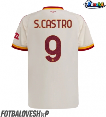 AS Roma Santiago Castro #9 Venkovní Dres 2026-27 Krátký Rukáv