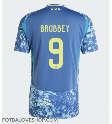 Ajax Brian Brobbey #9 Venkovní Dres 2024-25 Krátký Rukáv
