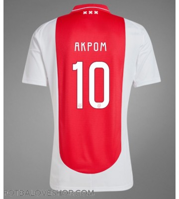 Ajax Chuba Akpom #10 Domácí Dres 2024-25 Krátký Rukáv