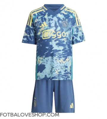 Ajax Dětské Venkovní Dres 2024-25 Krátký Rukáv (+ trenýrky)