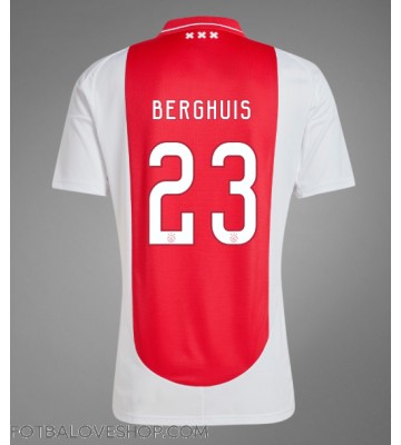 Ajax Steven Berghuis #23 Domácí Dres 2024-25 Krátký Rukáv