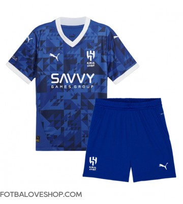 Al-Hilal Dětské Domácí Dres 2024-25 Krátký Rukáv (+ trenýrky)