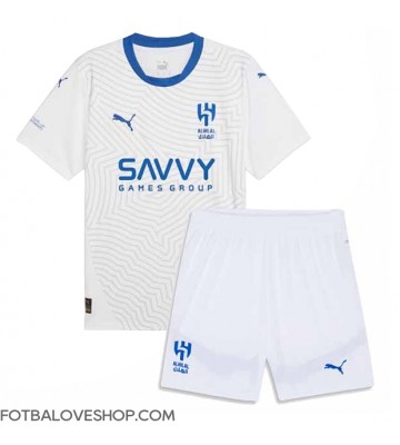 Al-Hilal Dětské Venkovní Dres 2024-25 Krátký Rukáv (+ trenýrky)