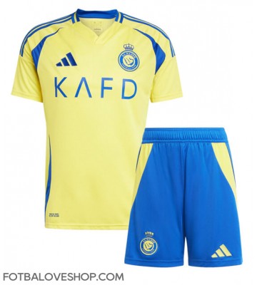 Al-Nassr Dětské Domácí Dres 2024-25 Krátký Rukáv (+ trenýrky)