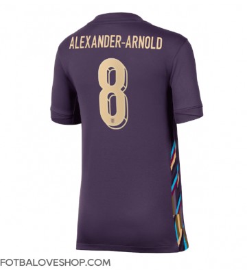 Anglie Alexander-Arnold #8 Dámské Venkovní Dres ME 2024 Krátký Rukáv