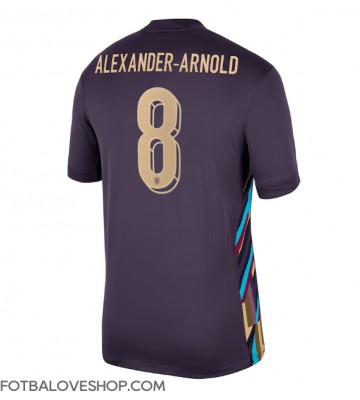 Anglie Alexander-Arnold #8 Venkovní Dres ME 2024 Krátký Rukáv