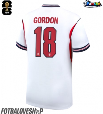 Anglie Anthony Gordon #18 Domácí Dres MS 2026 Krátký Rukáv