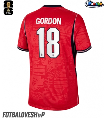 Anglie Anthony Gordon #18 Venkovní Dres MS 2026 Krátký Rukáv