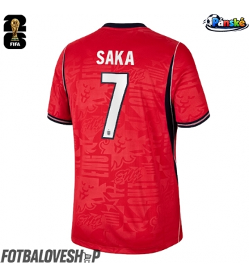 Anglie Bukayo Saka #7 Venkovní Dres MS 2026 Krátký Rukáv