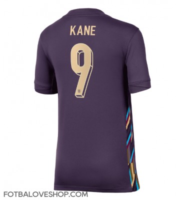 Anglie Harry Kane #9 Dámské Venkovní Dres ME 2024 Krátký Rukáv