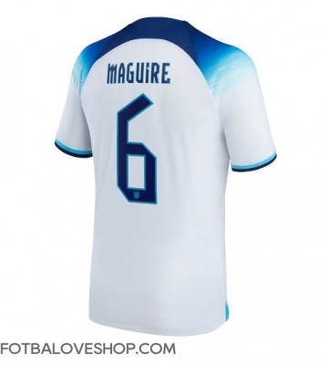 Anglie Harry Maguire #6 Domácí Dres MS 2022 Krátký Rukáv