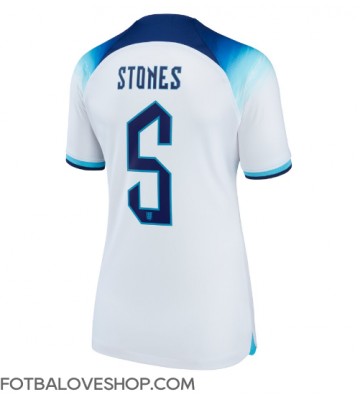 Anglie John Stones #5 Dámské Domácí Dres MS 2022 Krátký Rukáv