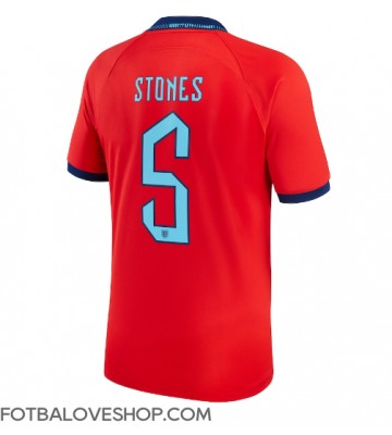Anglie John Stones #5 Venkovní Dres MS 2022 Krátký Rukáv