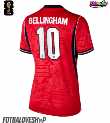 Anglie Jude Bellingham #10 Dámské Venkovní Dres MS 2026 Krátký Rukáv