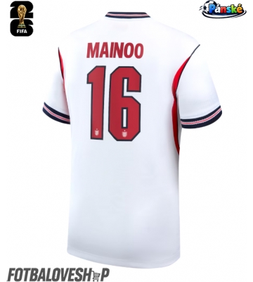 Anglie Kobbie Mainoo #16 Domácí Dres MS 2026 Krátký Rukáv