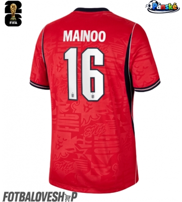 Anglie Kobbie Mainoo #16 Venkovní Dres MS 2026 Krátký Rukáv