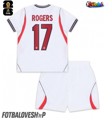 Anglie Morgan Rogers #17 Dětské Domácí Dres MS 2026 Krátký Rukáv (+ trenýrky)