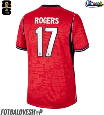 Anglie Morgan Rogers #17 Venkovní Dres MS 2026 Krátký Rukáv