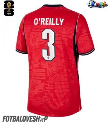 Anglie Nico O'Reilly #3 Venkovní Dres MS 2026 Krátký Rukáv