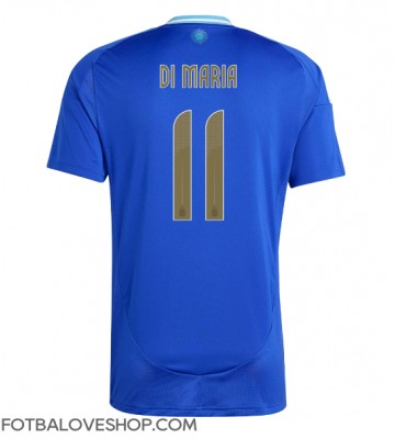 Argentina Angel Di Maria #11 Venkovní Dres Copa America 2024 Krátký Rukáv