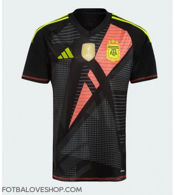 Argentina Brankářské Domácí Dres Copa America 2024 Krátký Rukáv