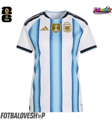 Argentina Dámské Domácí Dres MS 2026 Krátký Rukáv