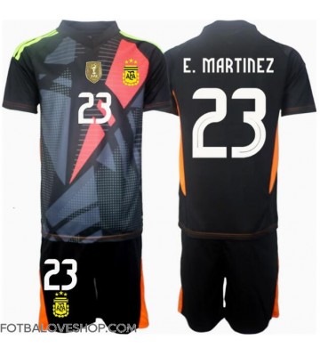 Argentina Emiliano Martinez #23 Brankářské Dětské Domácí Dres Copa America 2024 Krátký Rukáv (+ trenýrky)