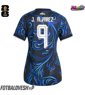 Argentina Julian Alvarez #9 Dámské Venkovní Dres MS 2026 Krátký Rukáv