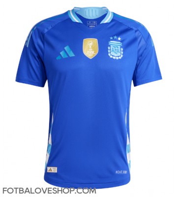 Argentina Venkovní Dres Copa America 2024 Krátký Rukáv