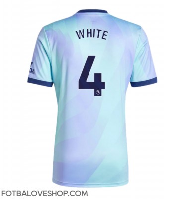 Arsenal Ben White #4 Alternativní Dres 2024-25 Krátký Rukáv