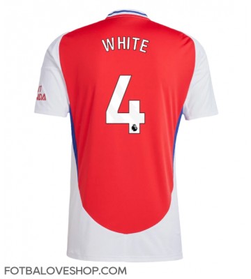 Arsenal Ben White #4 Domácí Dres 2024-25 Krátký Rukáv