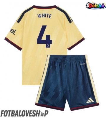 Arsenal Ben White #4 Dětské Alternativní Dres 2026-27 Krátký Rukáv (+ trenýrky)