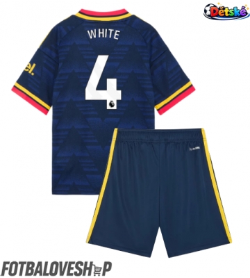 Arsenal Ben White #4 Dětské Venkovní Dres 2026-27 Krátký Rukáv (+ trenýrky)