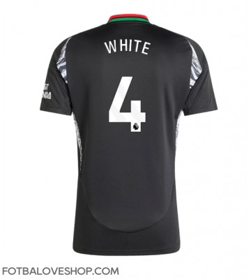 Arsenal Ben White #4 Venkovní Dres 2024-25 Krátký Rukáv