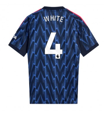 Arsenal Ben White #4 Venkovní Dres 2025-26 Krátký Rukáv