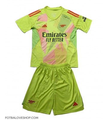 Arsenal Brankářské Dětské Domácí Dres 2024-25 Krátký Rukáv (+ trenýrky)