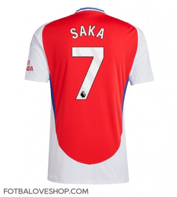 Arsenal Bukayo Saka #7 Domácí Dres 2024-25 Krátký Rukáv