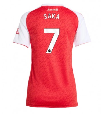 Arsenal Bukayo Saka #7 Dámské Domácí Dres 2025-26 Krátký Rukáv Arsenal Bukayo Saka #7 Dámské Domácí Dres 2025-26 Krátký Rukáv