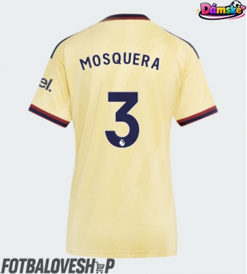 Arsenal Cristhian Mosquera #3 Dámské Alternativní Dres 2026-27 Krátký Rukáv