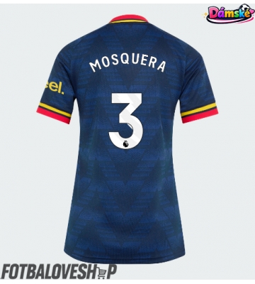 Arsenal Cristhian Mosquera #3 Dámské Venkovní Dres 2026-27 Krátký Rukáv